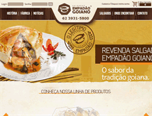 Tablet Screenshot of empadaogoiano.com.br